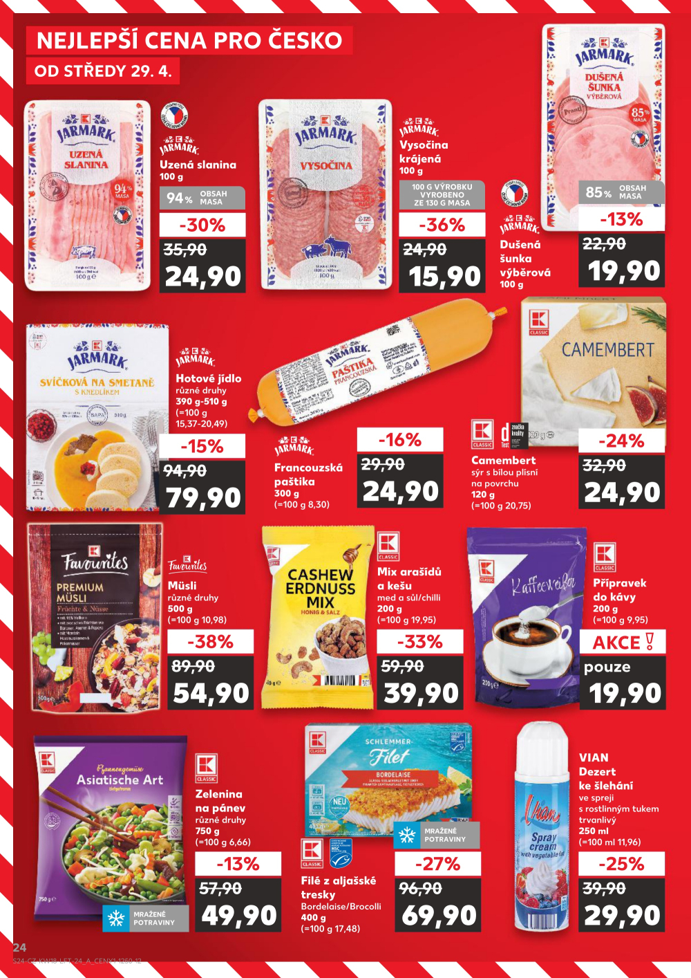 Leták Kaufland leták Brno - Ponava - strana 24