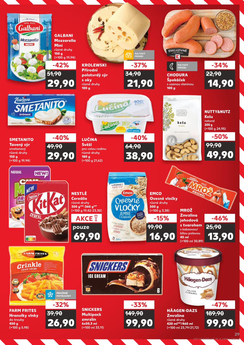 Leták Kaufland leták Praha 4 - Michle - strana 29