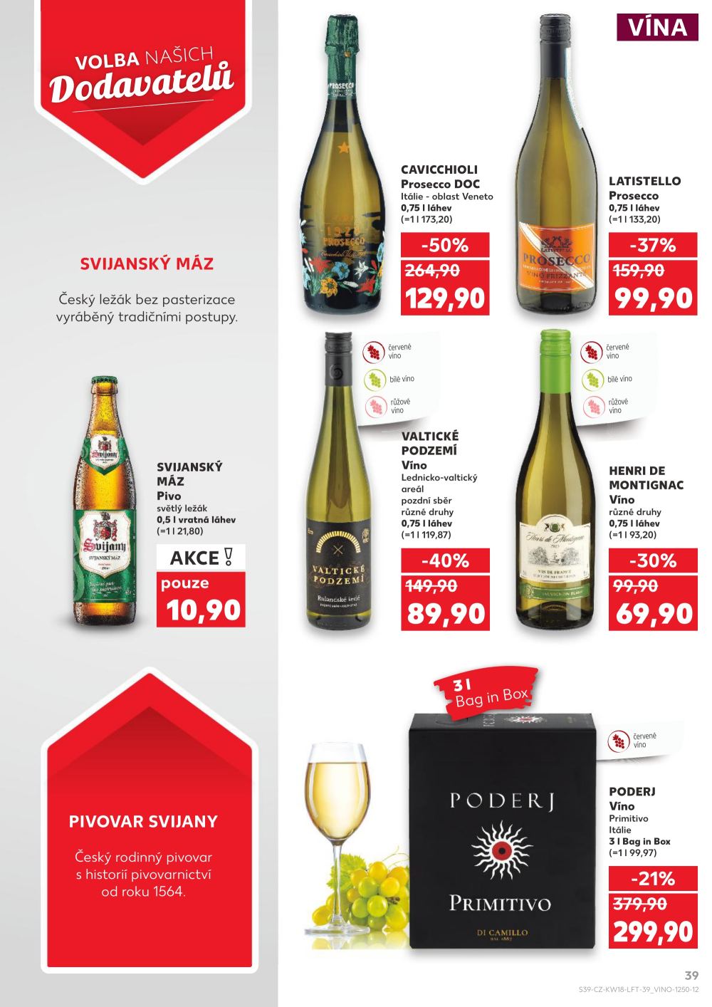 Leták Kaufland leták Praha 4 - Michle - strana 39