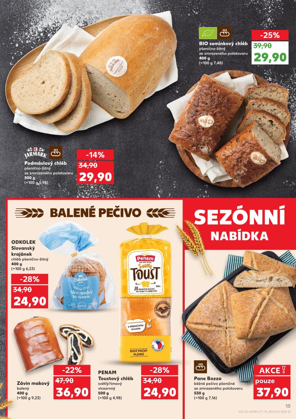 Leták Kaufland leták Plzeň, Karlovarská - strana 15
