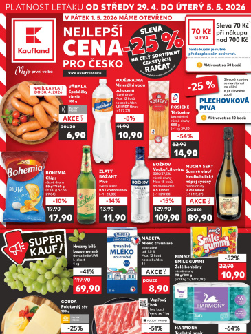 Kaufland leták Praha 8 - Libeň