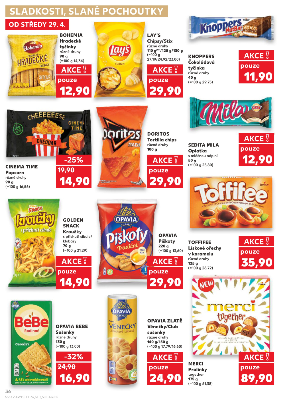 Leták Kaufland leták Praha 8 - Libeň - strana 36