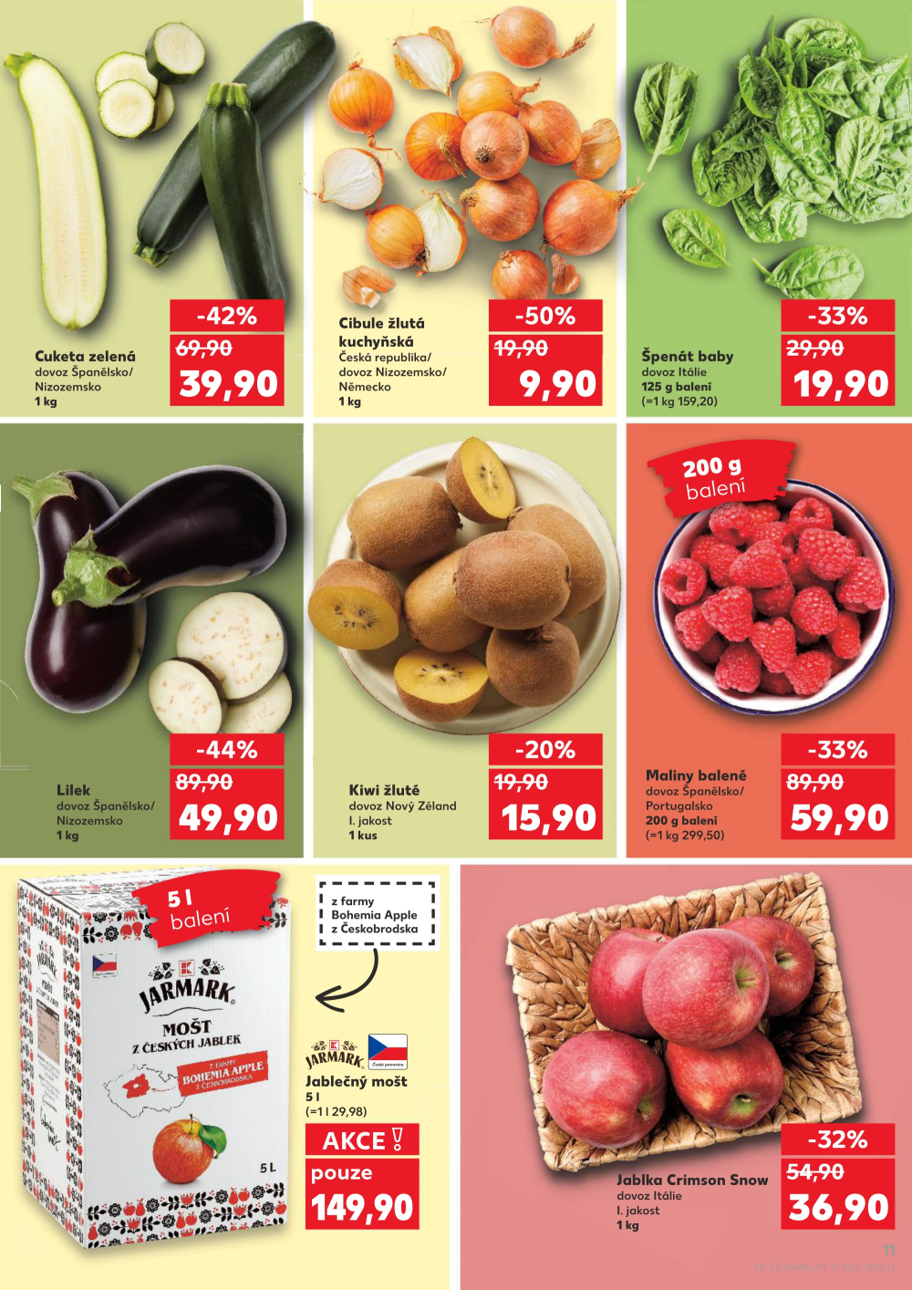Leták Kaufland leták Veselí nad Lužnicí - strana 11