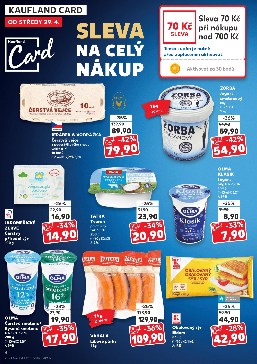 Leták Kaufland leták Veselí nad Lužnicí - strana 4