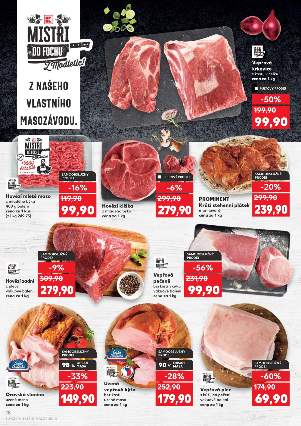 Leták Kaufland leták Hořovice - strana 18