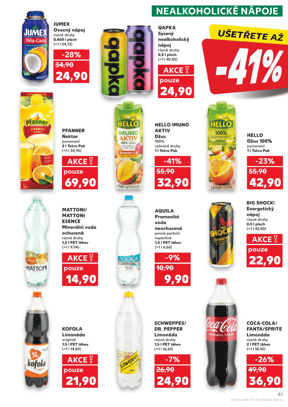Leták Kaufland leták Žďár nad Sázavou - strana 41