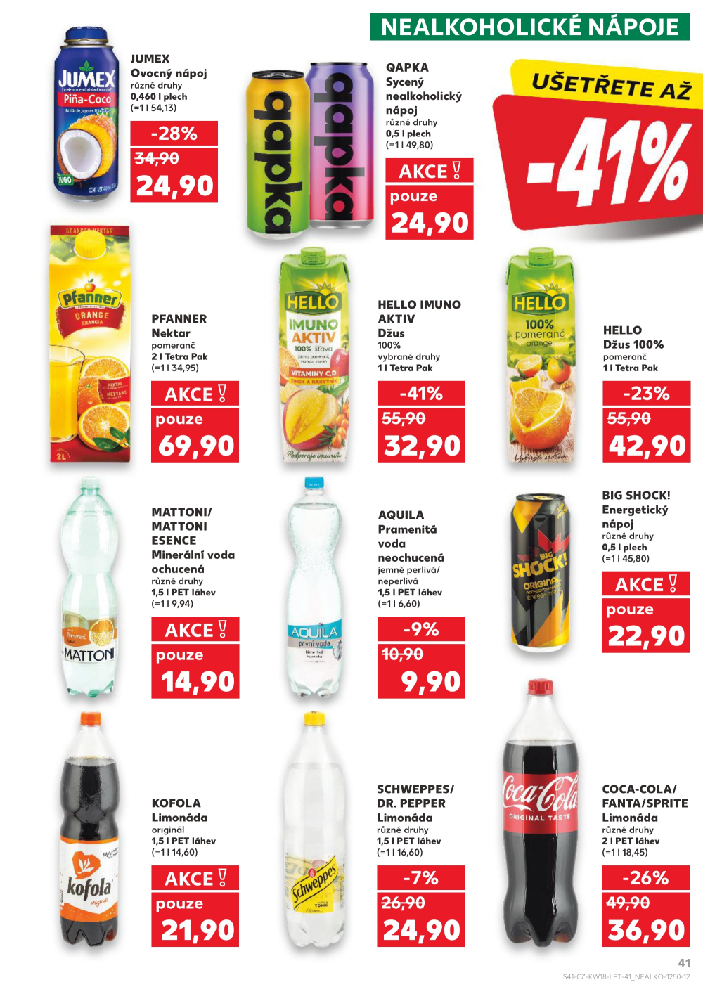 Leták Kaufland leták Klatovy - strana 41