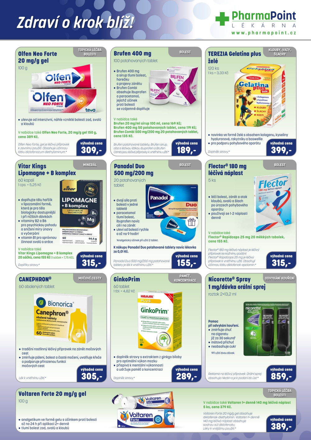Leták PharmaPoint leták B - strana 3