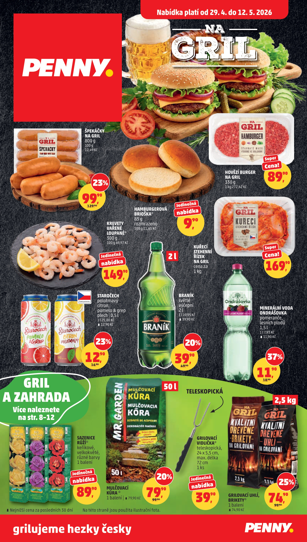 Leták Penny Market leták - Na Gril - strana 1