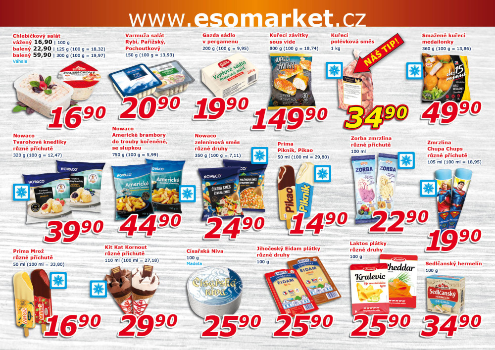 Leták ESO MARKET leták - strana 3