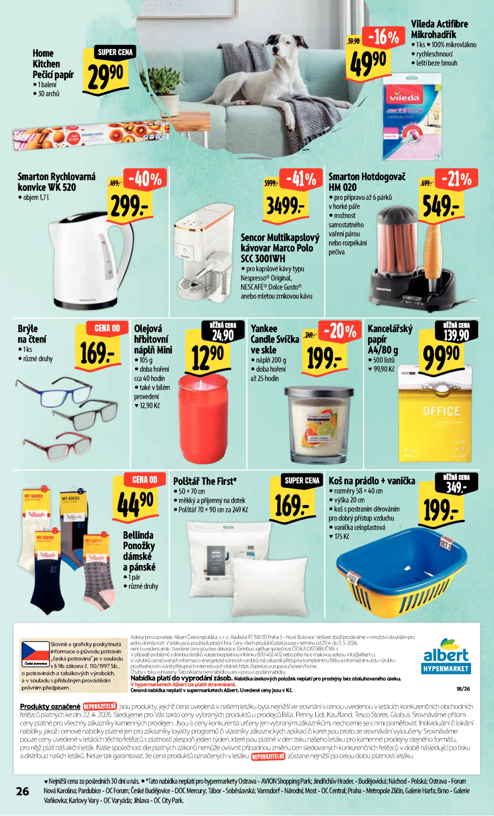 Leták Albert Hypermarket leták - strana 34