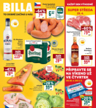 Akční leták BILLA malý 