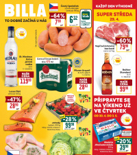 Akční leták BILLA malý 