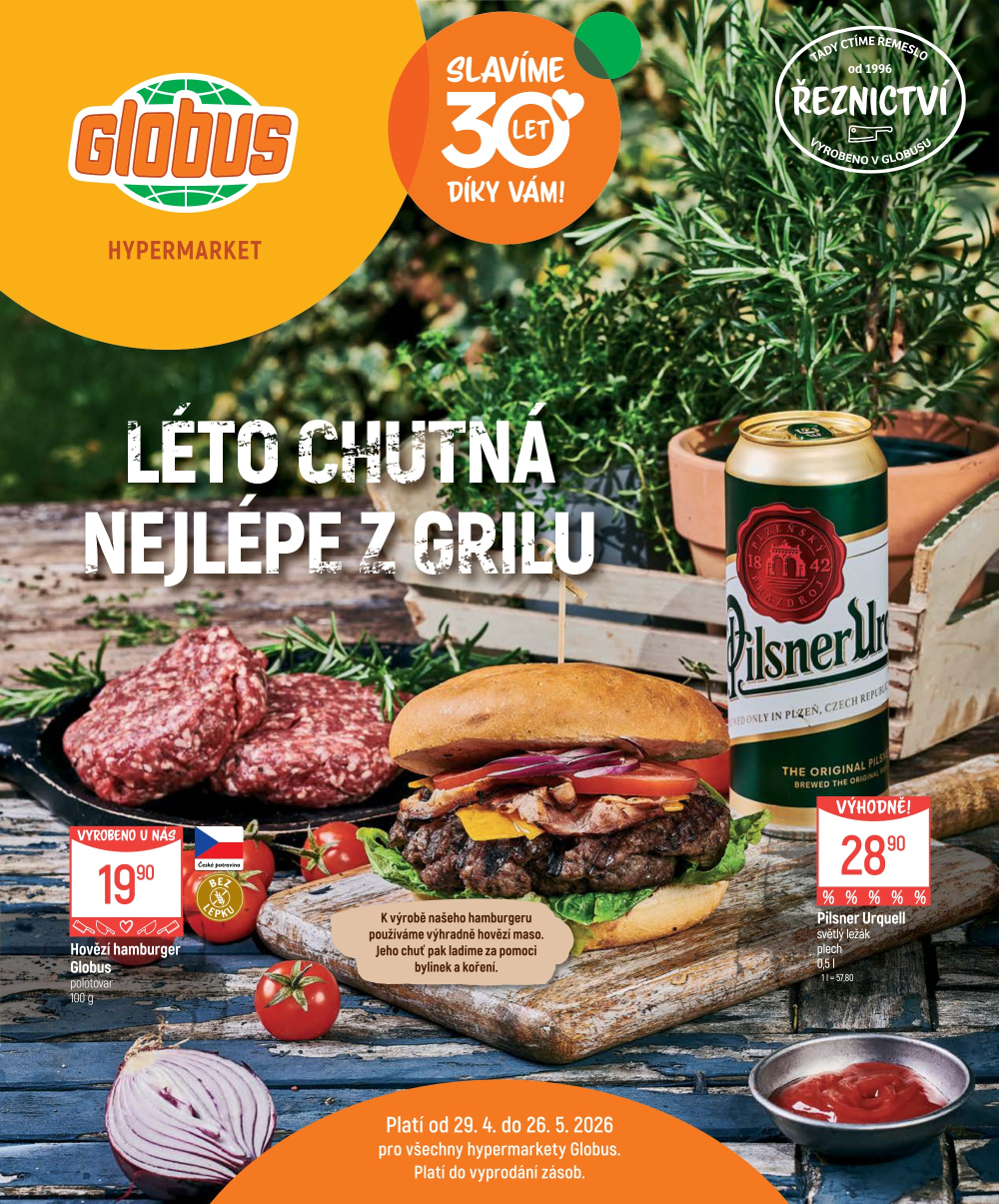 Leták Globus leták - Léto chutná nejlépe z grilu - strana 1