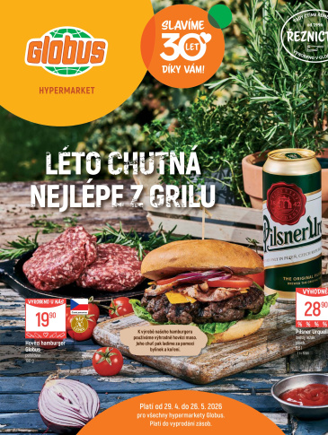 Globus leták - Léto chutná nejlépe z grilu