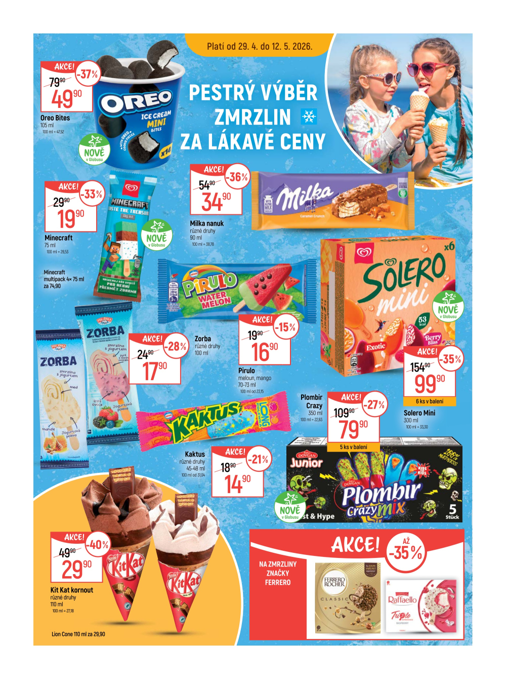 Leták Globus leták Praha - Černý Most - strana 19