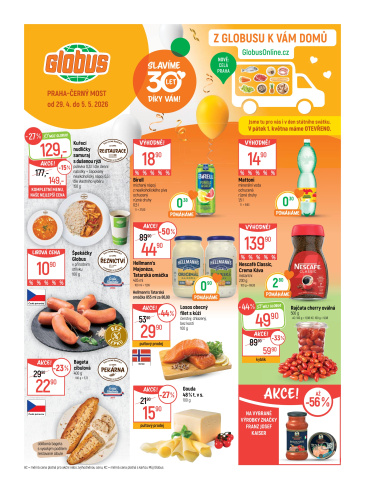 Globus leták Praha - Černý Most