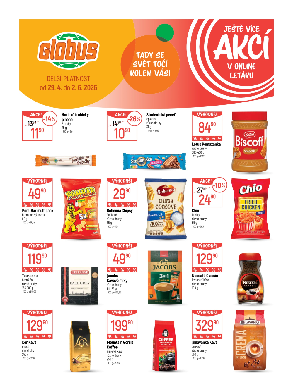 Leták Globus leták Praha - Černý Most - strana 33