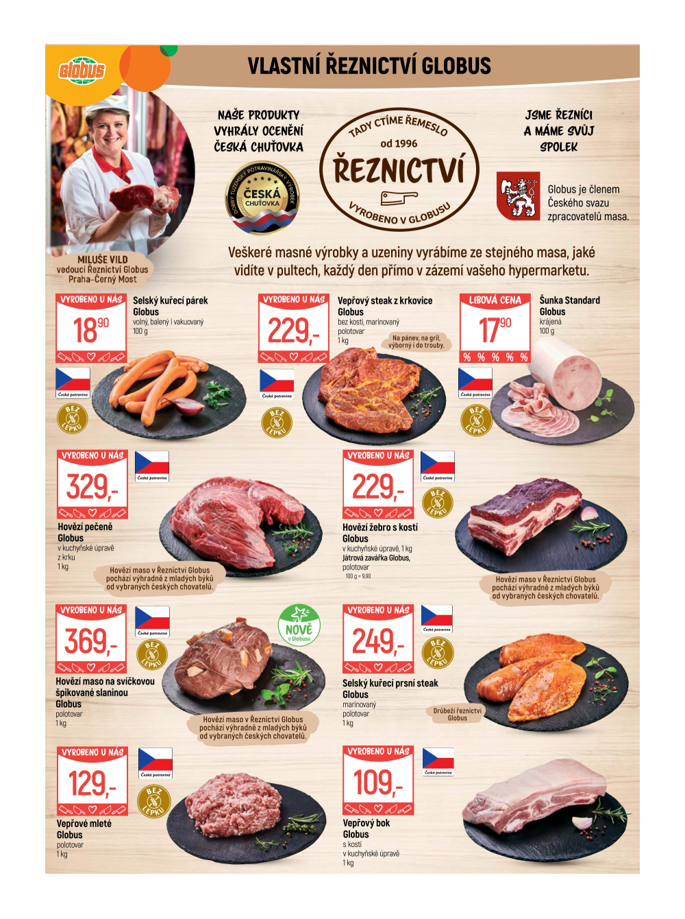 Leták Globus leták Praha - Černý Most - strana 5