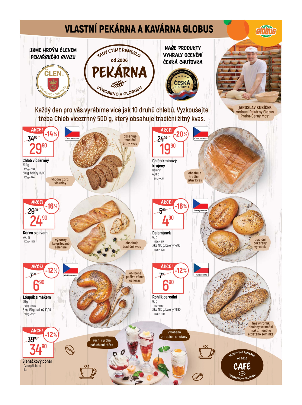 Leták Globus leták Praha - Černý Most - strana 6