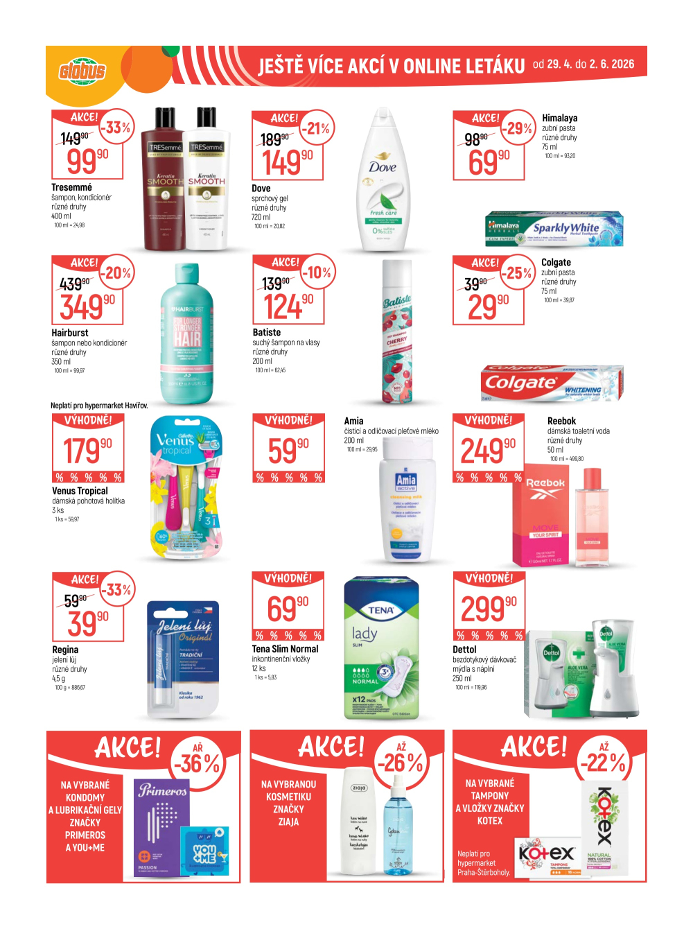 Leták Globus leták Praha - Čakovice - strana 36