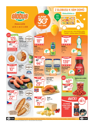 Globus leták Praha - Zličín