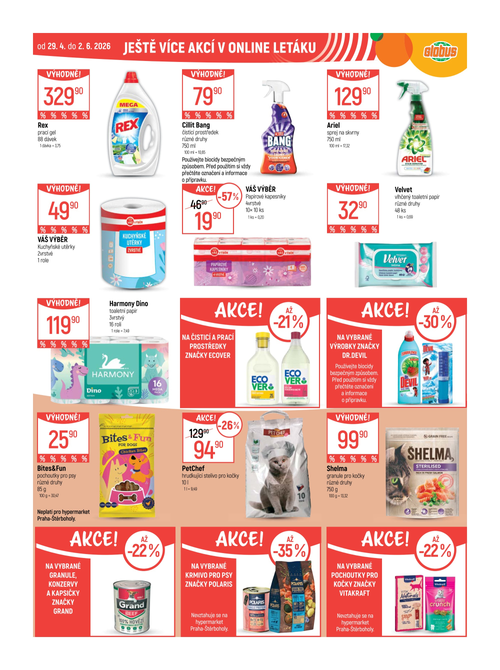 Leták Globus leták Praha - Štěrboholy - strana 33