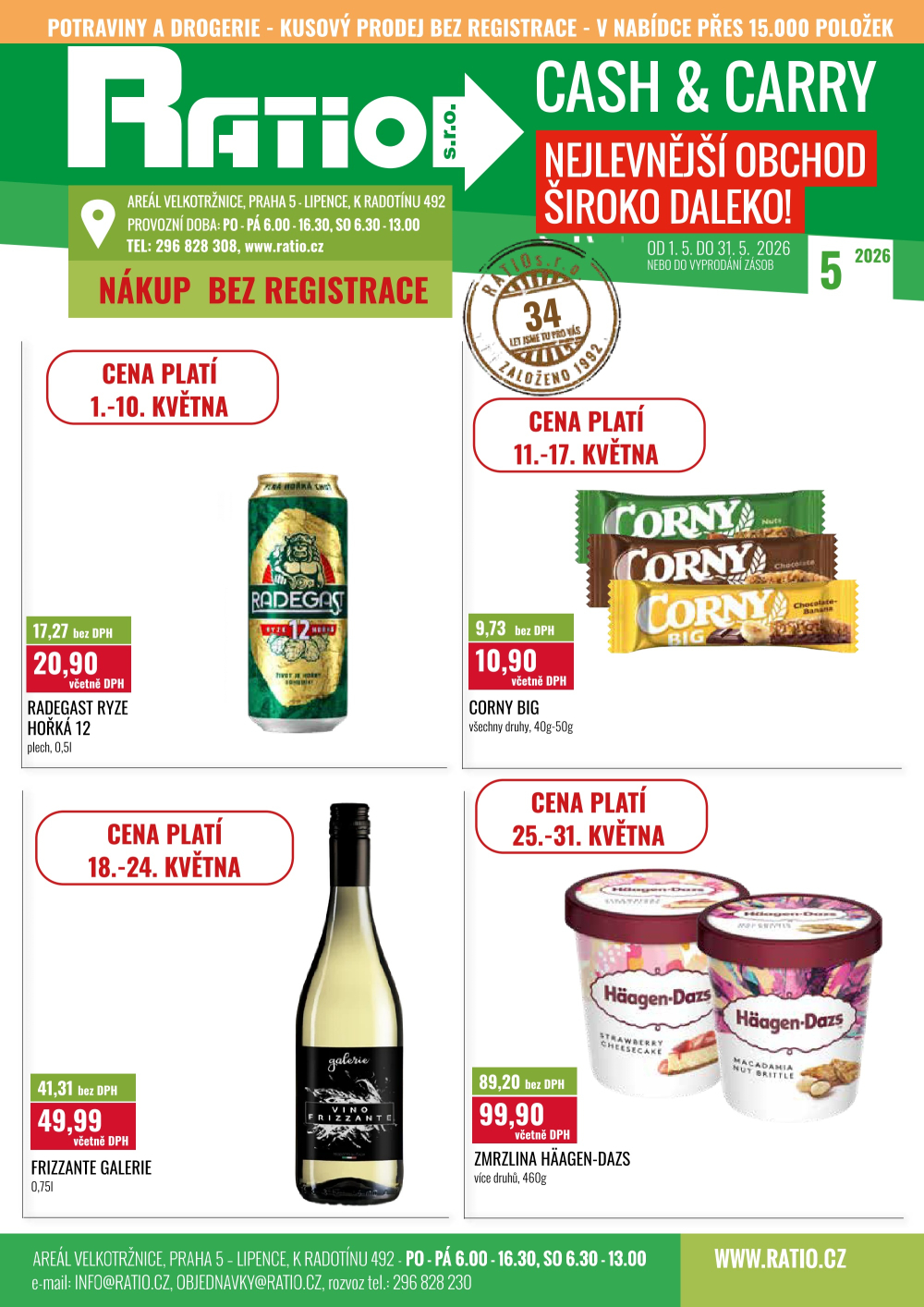 Leták Ratio leták - strana 1