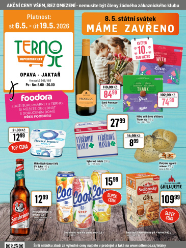 TEMPO leták - Terno Opava - Jaktář