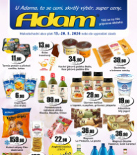 Akční leták ADAM POTRAVINY 