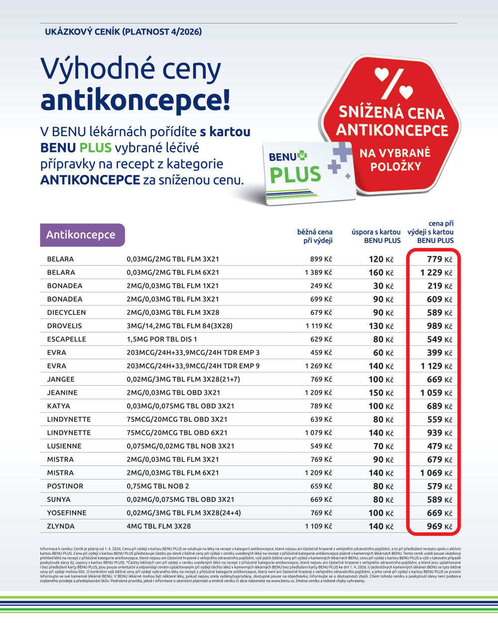 Leták BENU Lékárna leták - strana 23