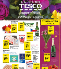 Akční leták Tesco supermarket 