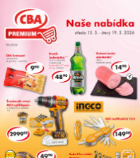 Akční leták CBA Premium 