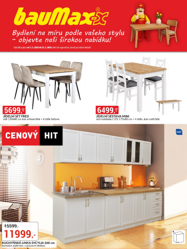 bauMax leták - Bydlení na míru