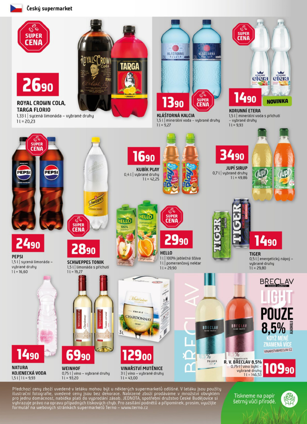 Leták Terno leták Prachatice, Tábor, Strakonice a Blatná - strana 12