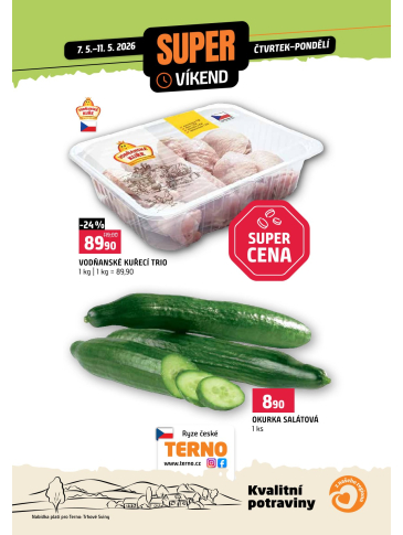 Terno leták - Víkendovka Trhové Sviny