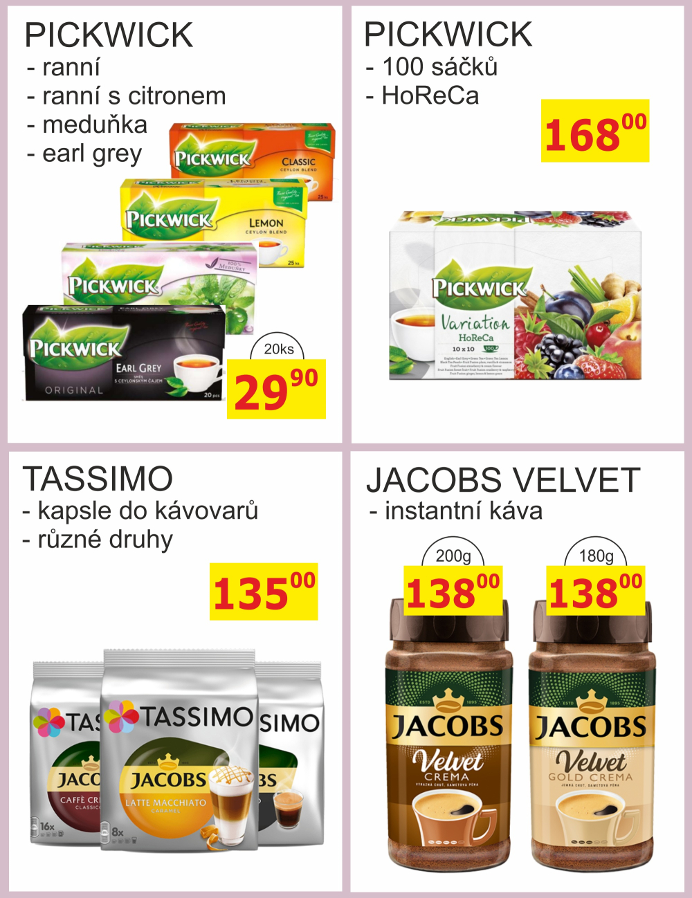 Leták BENE NÁPOJE leták - strana 14