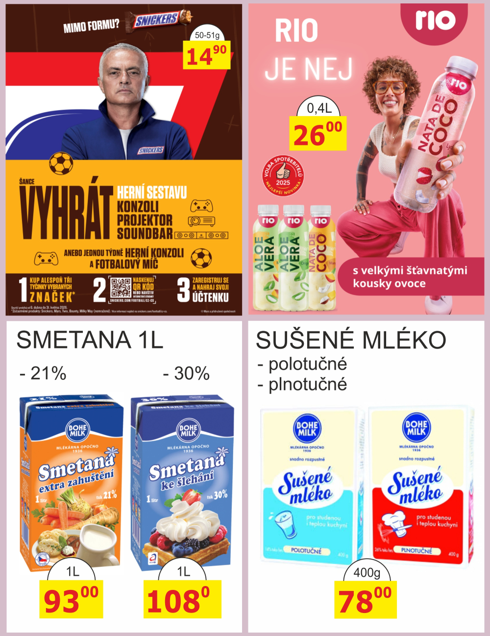 Leták BENE NÁPOJE leták - strana 18