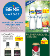 Akční leták BENE NÁPOJE 