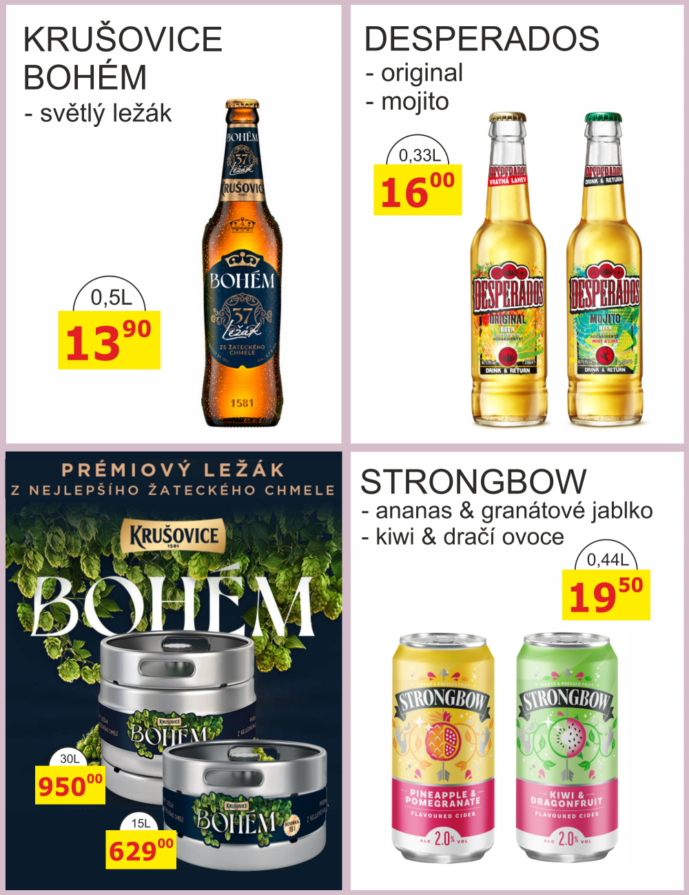 Leták BENE NÁPOJE leták - strana 23