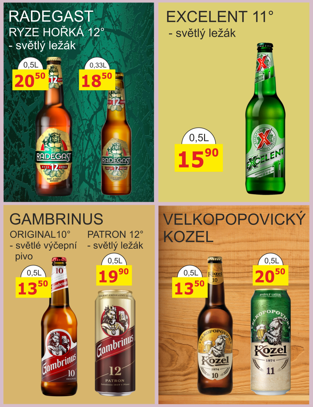 Leták BENE NÁPOJE leták - strana 24