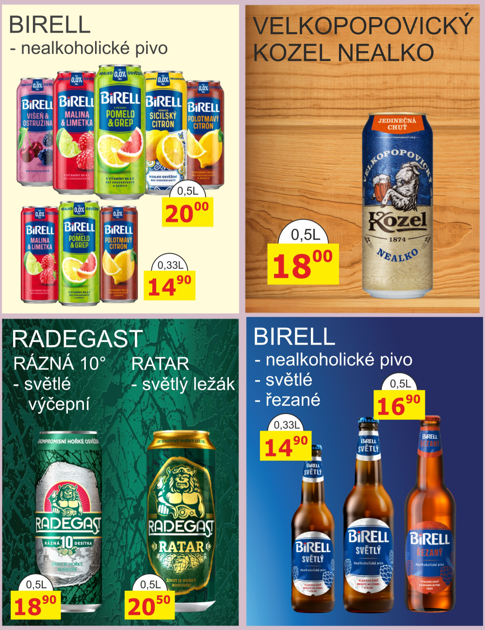 Leták BENE NÁPOJE leták - strana 25