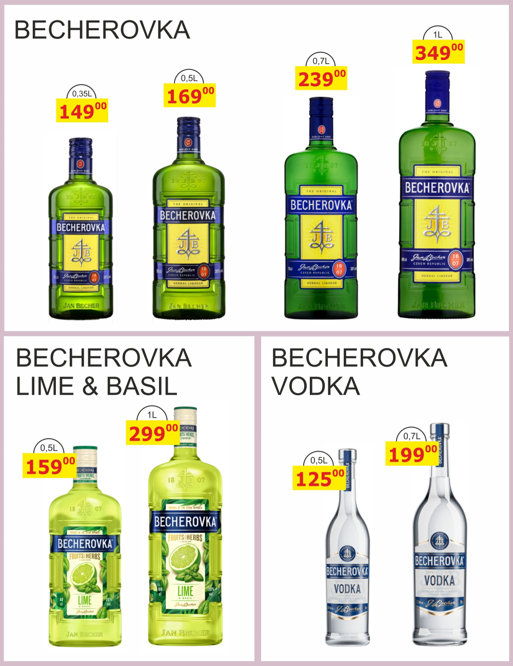 Leták BENE NÁPOJE leták - strana 47