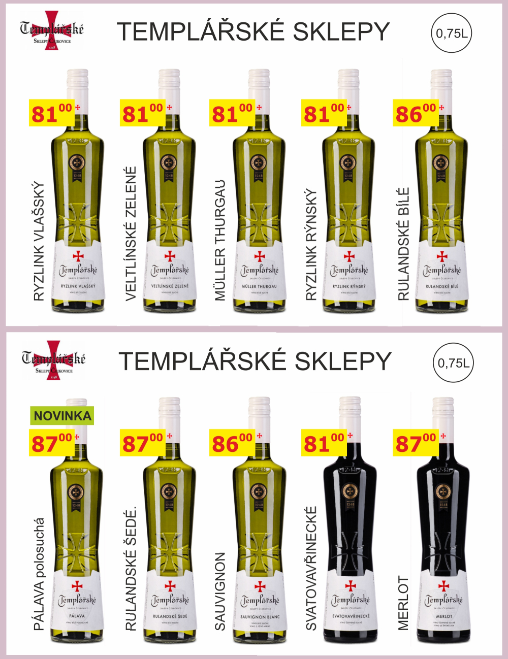 Leták BENE NÁPOJE leták - strana 52