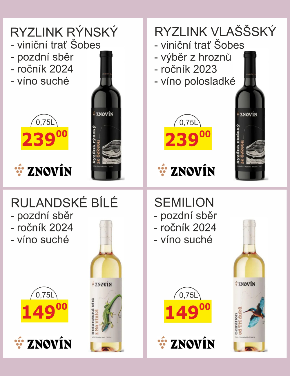 Leták BENE NÁPOJE leták - strana 60