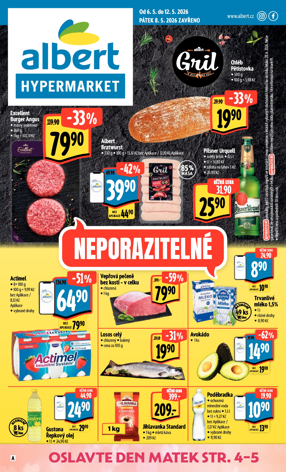 Leták Albert Hypermarket leták - strana 1