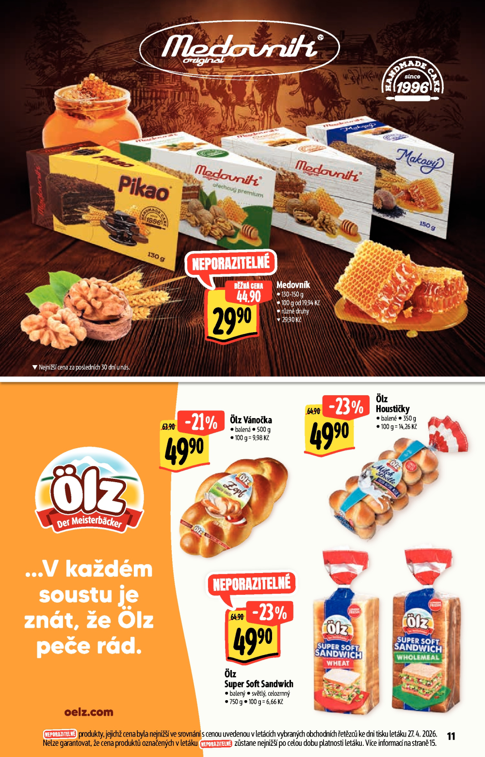 Leták Albert Hypermarket - Akční katalog - strana 11
