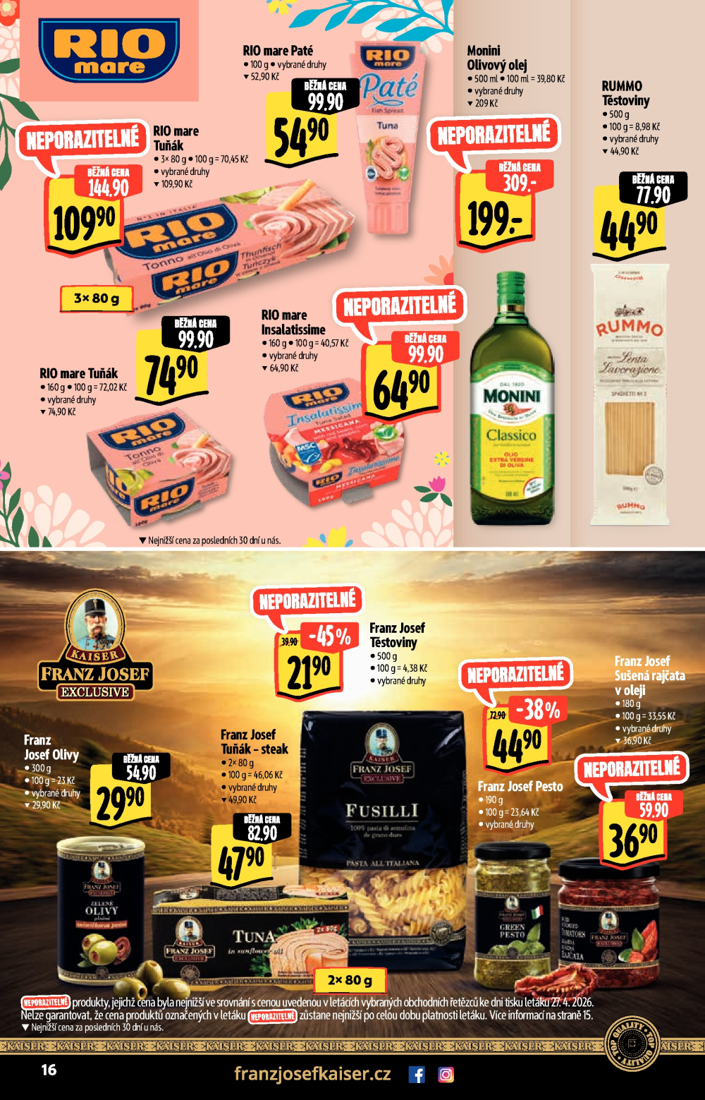 Leták Albert Hypermarket - Akční katalog - strana 16