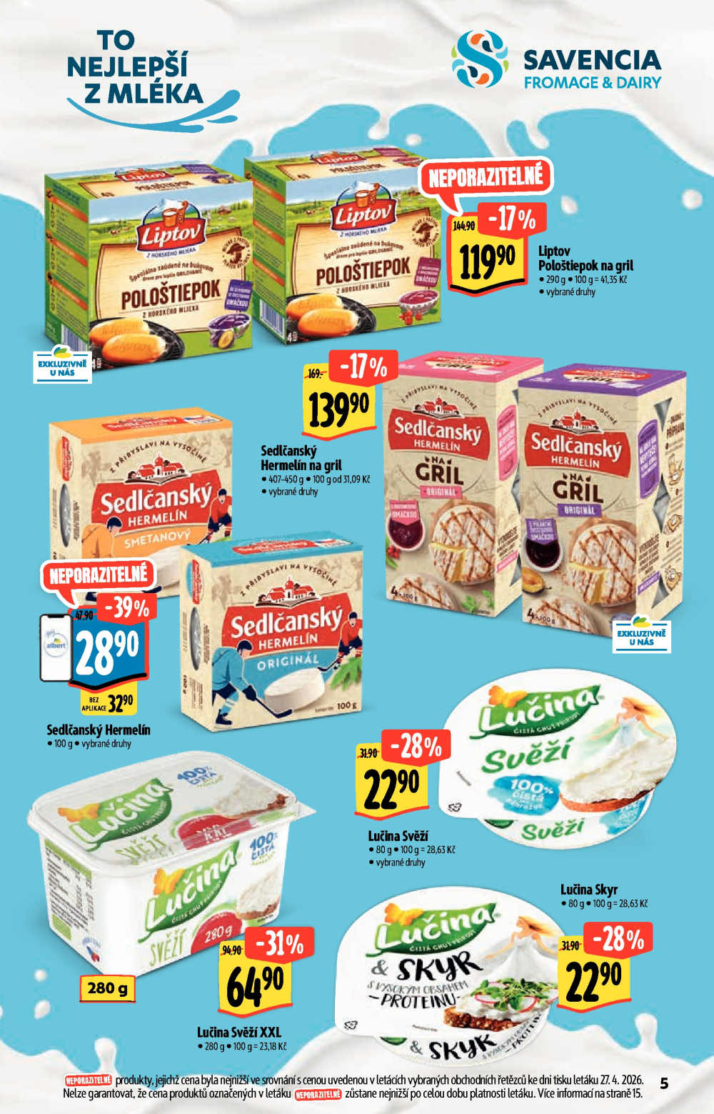 Leták Albert Hypermarket - Akční katalog - strana 5