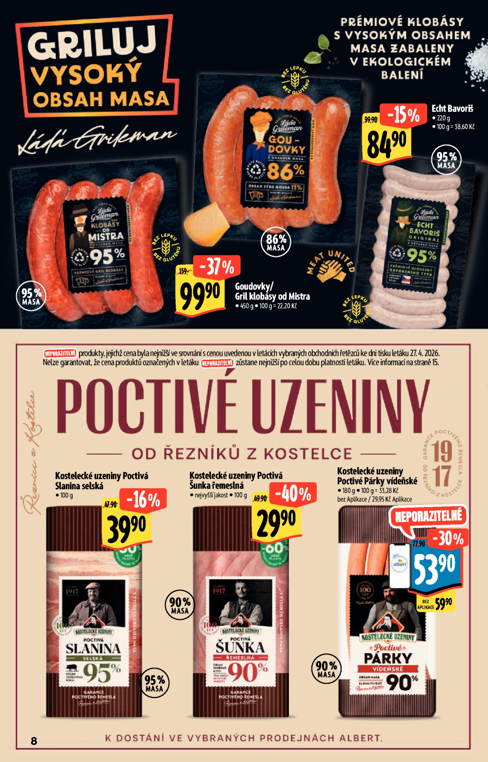 Leták Albert Hypermarket - Akční katalog - strana 8